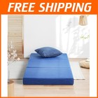 Tri-Folding Camping Mattress Topper - 4 Inch Gel Memory Foam