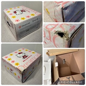 Rare Hello Kitty Dreamcast Console Limited Edition Pink Skeleton Boxed