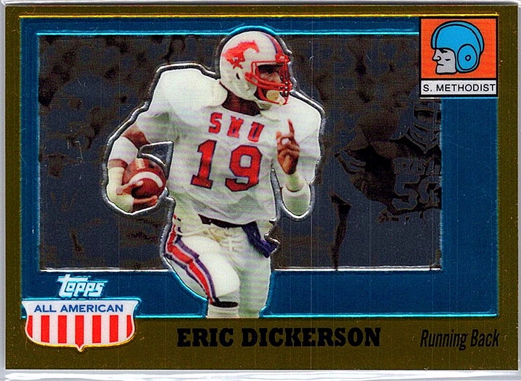 2005 Topps All American #60 Eric Dickerson Gold Chrome #/555