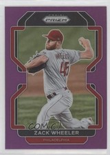 2022 Panini Prizm Tier III Purple Prizm Zack Wheeler #222 1n0