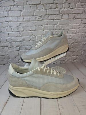 Common Projects Track Classic Gray Mesh Suede Lace Up Men's Sneakers EU 44