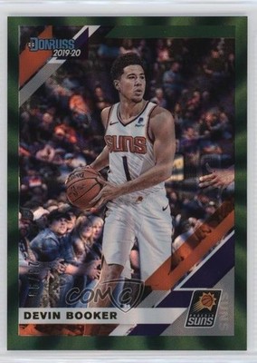 2019-20 Panini Donruss Holo Green Laser 23/99 Devin Booker #159 0j4n