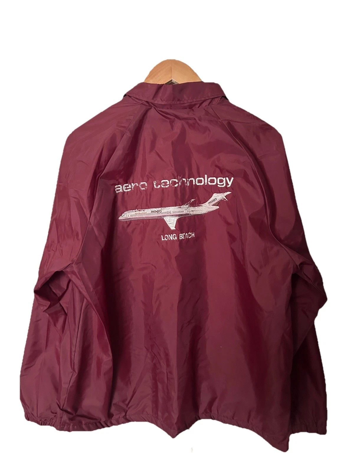 Giacca Coach Vintage Cardinal Uomo Aero Technology Long Beach MD 80 L USA RARA