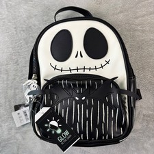 Bioworld Mini Backpack Jack Skellington Glow-in-the-Dark Halloween Disney OSFA