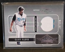 2002 Donruss Classics #NMC-13 Cliff Floyd New Millennium MEM /500