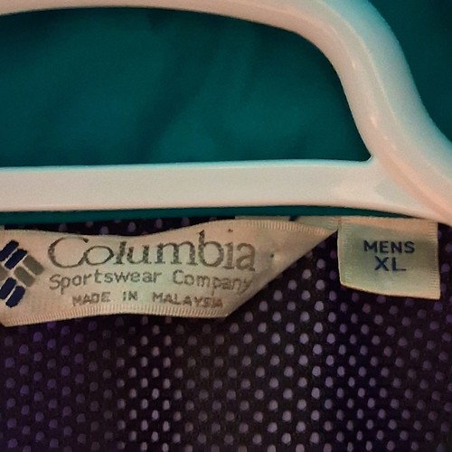 Vintage Columbia Full Zip Windbreaker Radial Sleeve Jacket Men’s Size XL - Picture 4 of 6