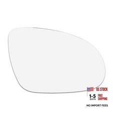 Glass Mirror Heated with Backing Plate Passenger Side Right Rear View