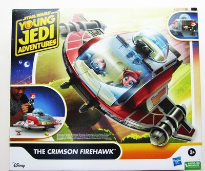 Star Wars CRIMSON FIREHAWK Toy Ship Set Young Jedi Adventures Nash Durango NEW!