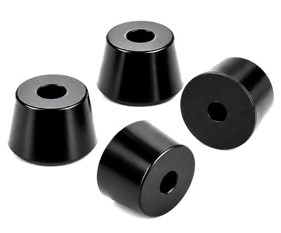 1'' Diameter x 1/2'' Tall Rubber Feet Amp Rack Audio Speaker Cabinet Base Feet