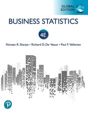 Image of Business Statistics, Global Edition 4th Edition by Norean Sharpe (English) Paper