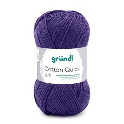 GRÜNDL WOLLE COTTON QUICK UNI 50G NACHTBLAU 100G/5,98 Euro
