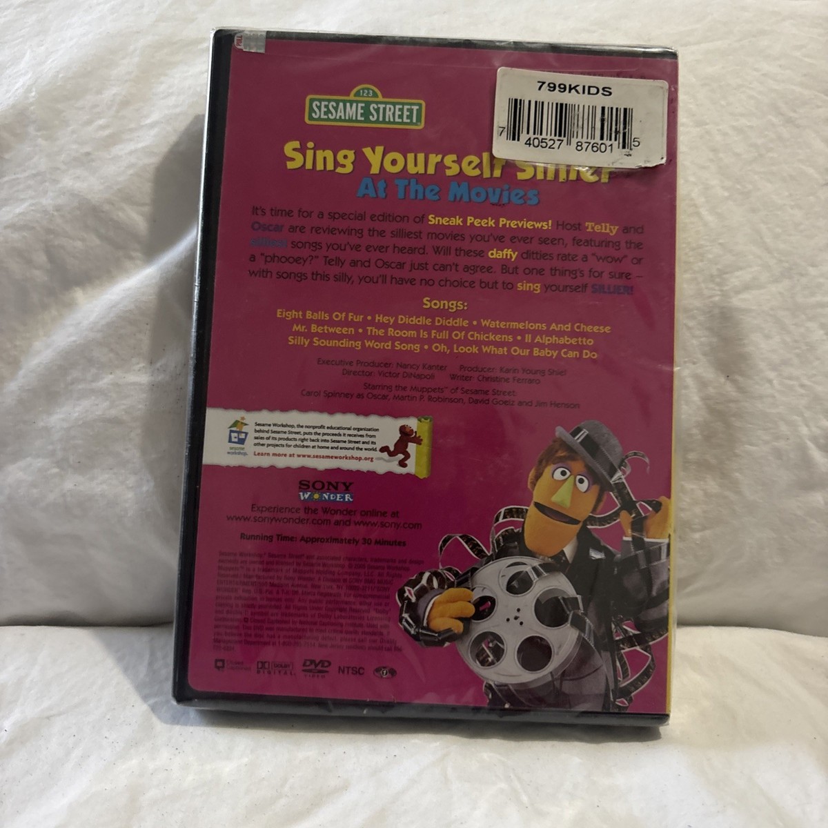 Sesame Street - Sing Yourself Sillier at the Movies (DVD, 2005