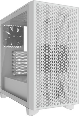 3000D Airflow Mid-Tower PC Case   3-Pin Fans   Four-Slot GPU Support   Fits up t