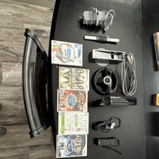 Nintendo Wii RVL-001 Console Bundle w/ Remote, Sensor Bar, Cords NTSC-U/C