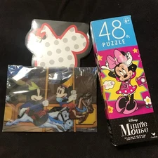 Minnie Mouse Lot Puzzle 3D Picture Notepad
