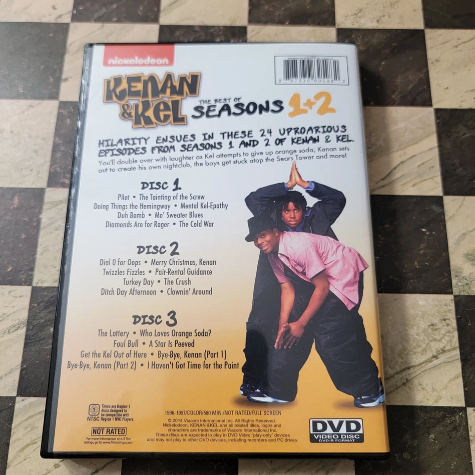 Kenan & Kel DVD The Best of Seasons 1 & 2 3-Disc Set Nickelodeon - Image 2 of 4