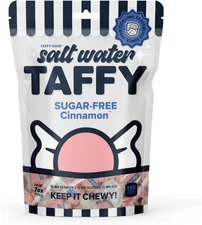 (Free Duty Tax) Taffy Shop Sugar-Free Cinnamon Salt Water Taffy – Gourmet So