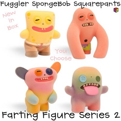 Fuggler SPONGEBOB SQUAREPANTS FARTING FIGURE Series 2 Motion Activated| U CHOOSE