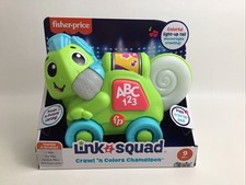 Fisher Price Link Squad Crawl n Colors Chameleon Interactive Learning Toy