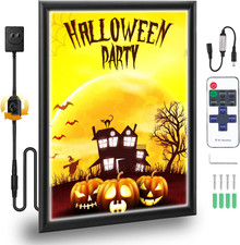 18" 24" Led Poster Frame, LED Light Box Snap Frame - Adjustable Brightness Remot