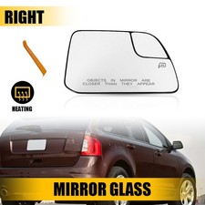 Passenger Right Hand Side Mirror Glass Heated Fit 2011-14 Ford Edge Lincoln Mkx Passenger Right Hand Side Mirror Glass Heated Fit 2011-14 Ford Edge Lincoln Mkx