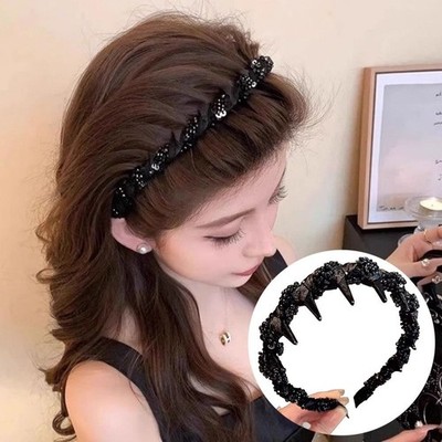 Light luxury women's hair headband Star hair clip for high-end headband