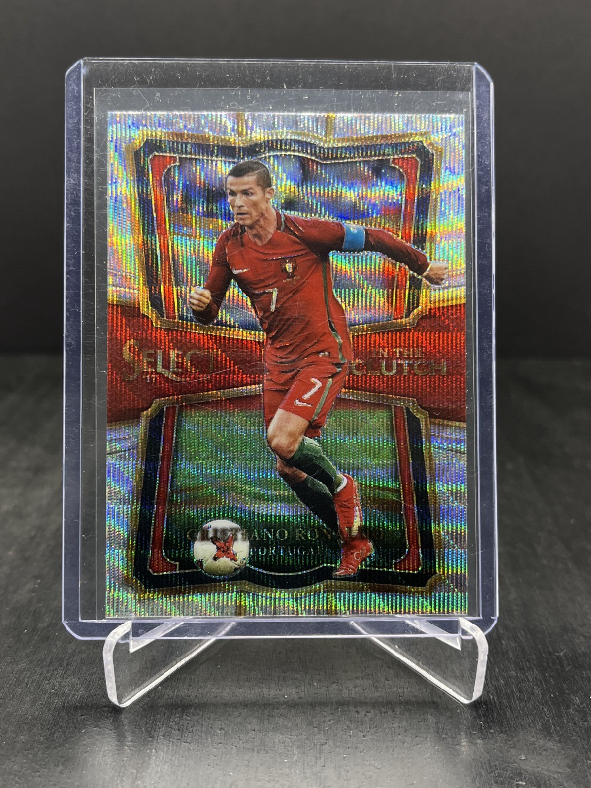 2017-18 Panini Select Soccer Cristiano Ronaldo In The Clutch Wave #IC-2