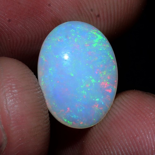 3.05 Cts Natural Ethiopian Opal AAA+ Grade Oval Welo Fire Flashy Loose Gemstone - Picture 5 of 11