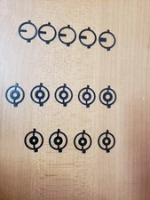 Anschutz Front Sight Apertures - Globe Sight 