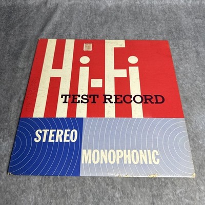 Hi Fi Test Record: Stereo-Monophonic Mono, CC Components Corporation LP Record