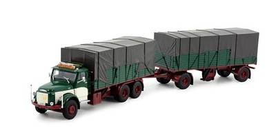 TEKNO, VOLVO N88 6x4 Forwarder mit 2-Achs-Anhänger BILSPEDITION, 1/50, TEK81340