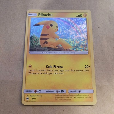 SPANISH POKEMON PROMO CARD - McDONALDS 2019 - PIKACHU 6/12 (HOLOFOIL) NM | eBay SPANISH POKEMON PROMO CARD - McDONALDS 2019 - PIKACHU 6/12 (HOLOFOIL) NM | eBay