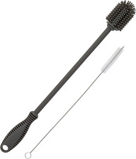 Reusable Bottle and Straw Cleaning 2-Piece Brush Set, Scratch Free Silicone Bott