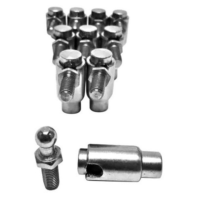 Steinjager Quick Disconnect Plated Steel Cable Ball Joints M10 x 1.50