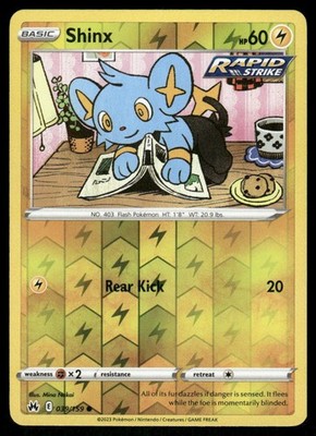 Shinx 039/159 - Crown Zenith - Reverse Holo Common NM