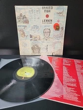 Lennon Plastic Ono Band Shaved Fish Lp Vinyl 1975 'APPLE' Shrink UNCENSORED EX 