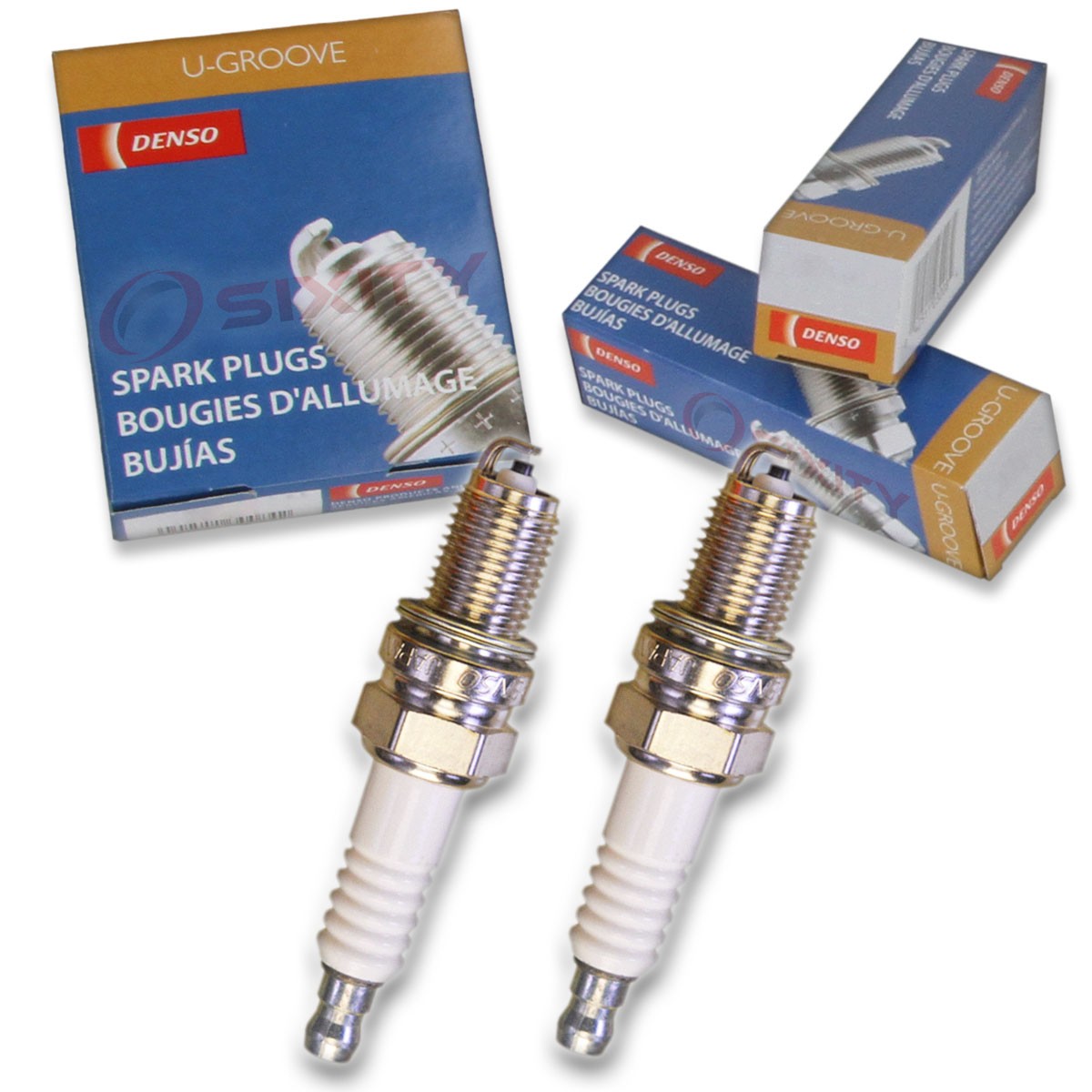 2 pc Denso Standard U-Groove Spark Plug for Can-Am Outlander 500 HO 4x4 EFI ax
