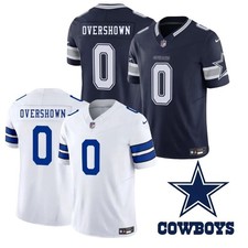 2025 Men's Cowboys DeMarvion Overshown #0 Stitched Jersey Navy/White - All Size