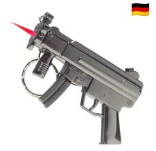 Maschinengewehr Design Feuerzeug Schlüsselanhänger Butan Gas Sturmflamme 🔥 NEU