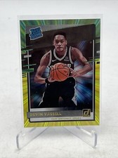 2020-21 Donruss Holo Green and Yellow Laser #206 Devin Vassell RR