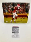 JOSH GORDON KANSAS CITY CHIEFS SIGNED 8X10 PHOTO JSA WITNESS COA