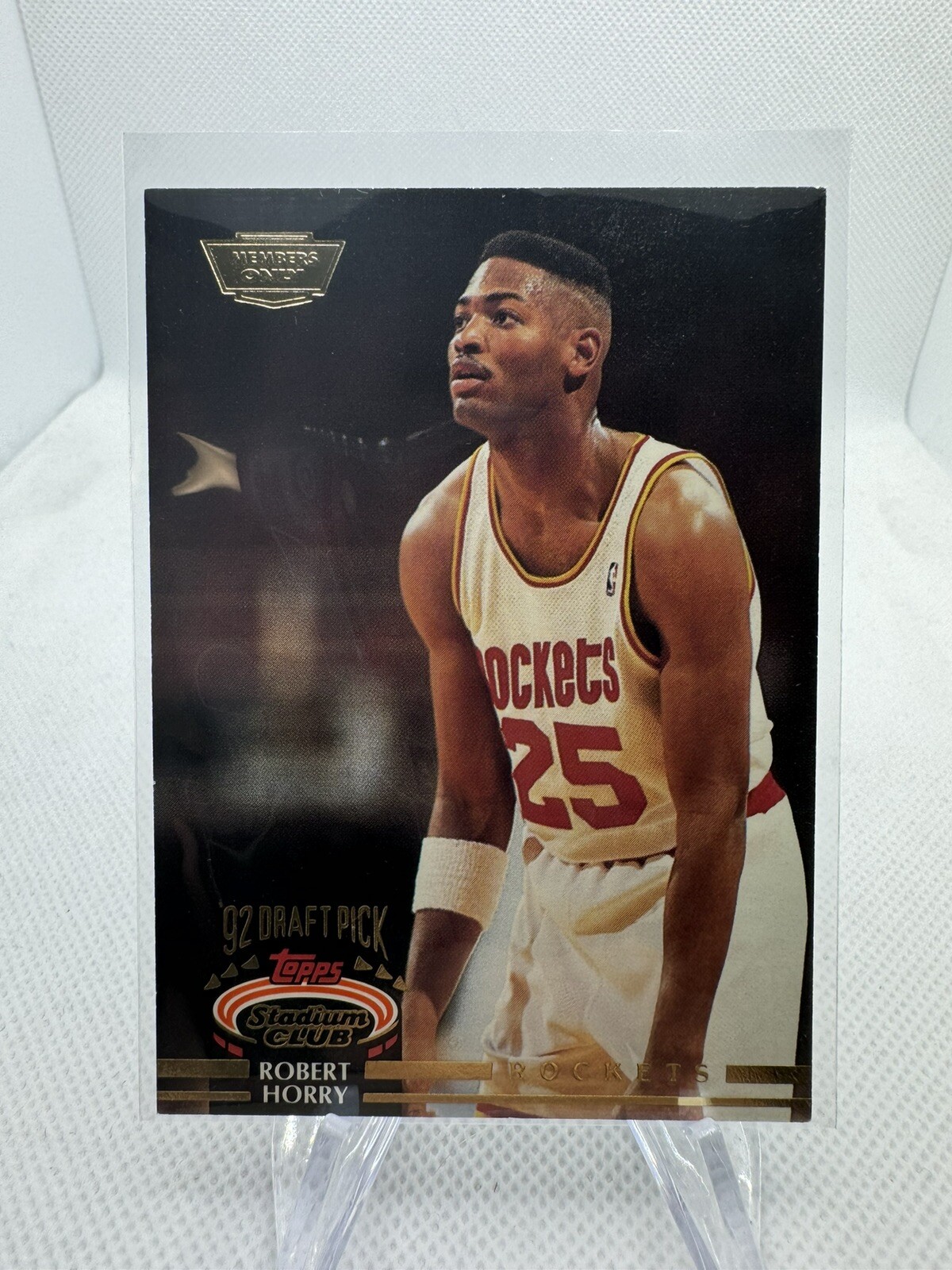 1992-93 Topps Stadium Club #223 Robert Horry Members Only B1