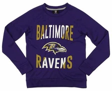 Outerstuff NFL Youth/Kids Baltimore Ravens Performance Fleece Sweatshirt