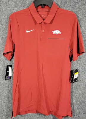 Arkansas Razorbacks Nike Dry 3 Button 