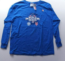 New York Mets "World Series" 2015 Long Sleeved Shirt Youth L NWT