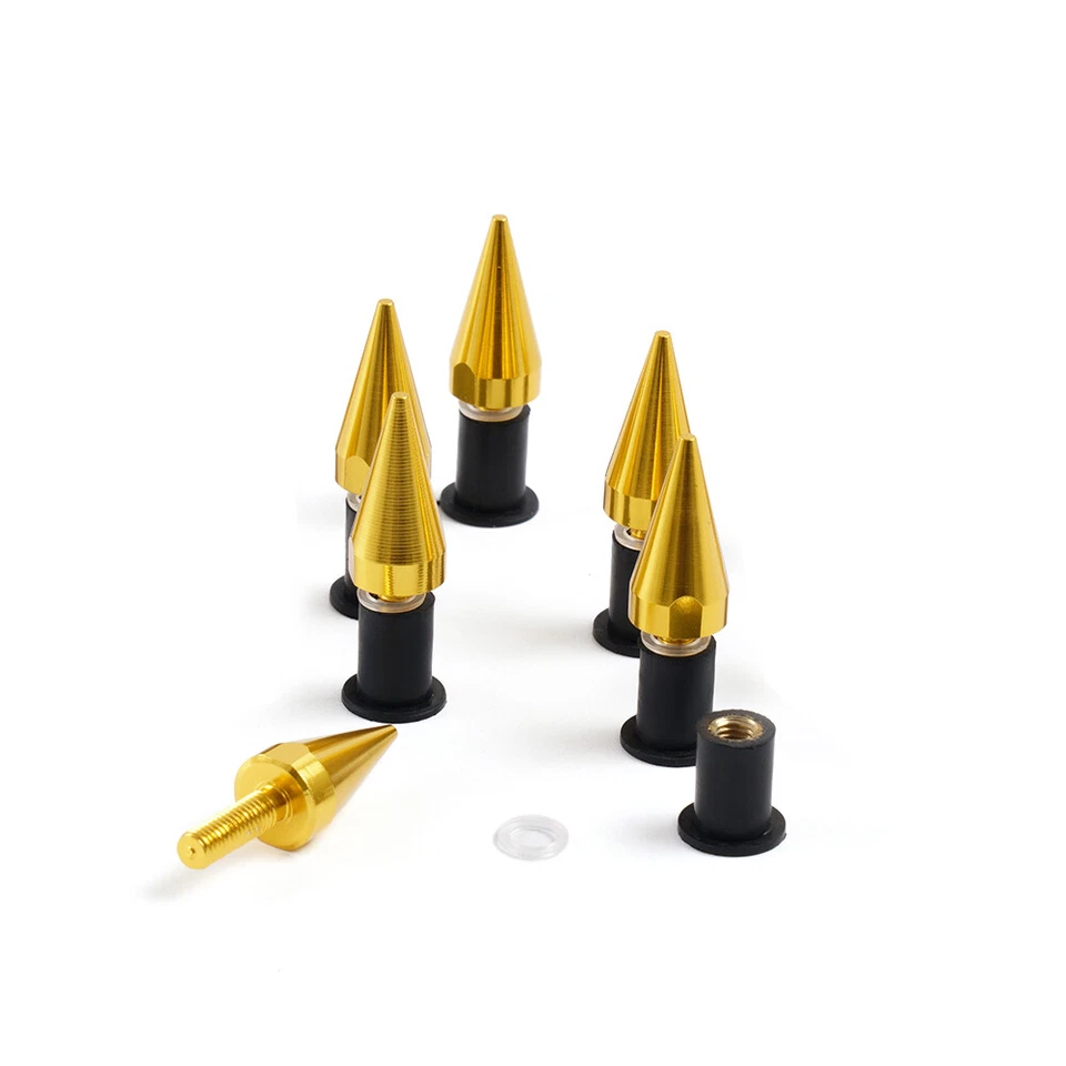 Windshield Bolts for Kawasaki Ninja ZX6R 636 1994-2022 ZX9R 1994-2003 Wellnuts Foto 3 de 4