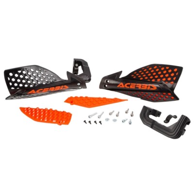 Acerbis Handschützer X-Ultimate Schwarz/Orange, Inkl. Anbaukit