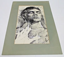 1977 Original Art STAR TREK Fanzine MENAGERIE # 12 Cover SUSAN ARMSTRONG CM2541