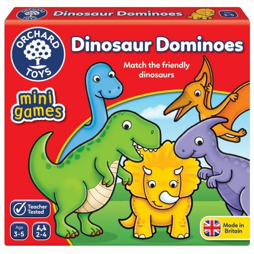 Orchard Toys ORC0353 Dinosaur Dominoes Mini Game