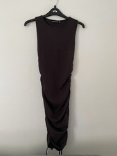 bodycon ruched dress size 10